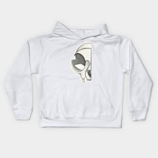 Half Cat Skull Kids Hoodie